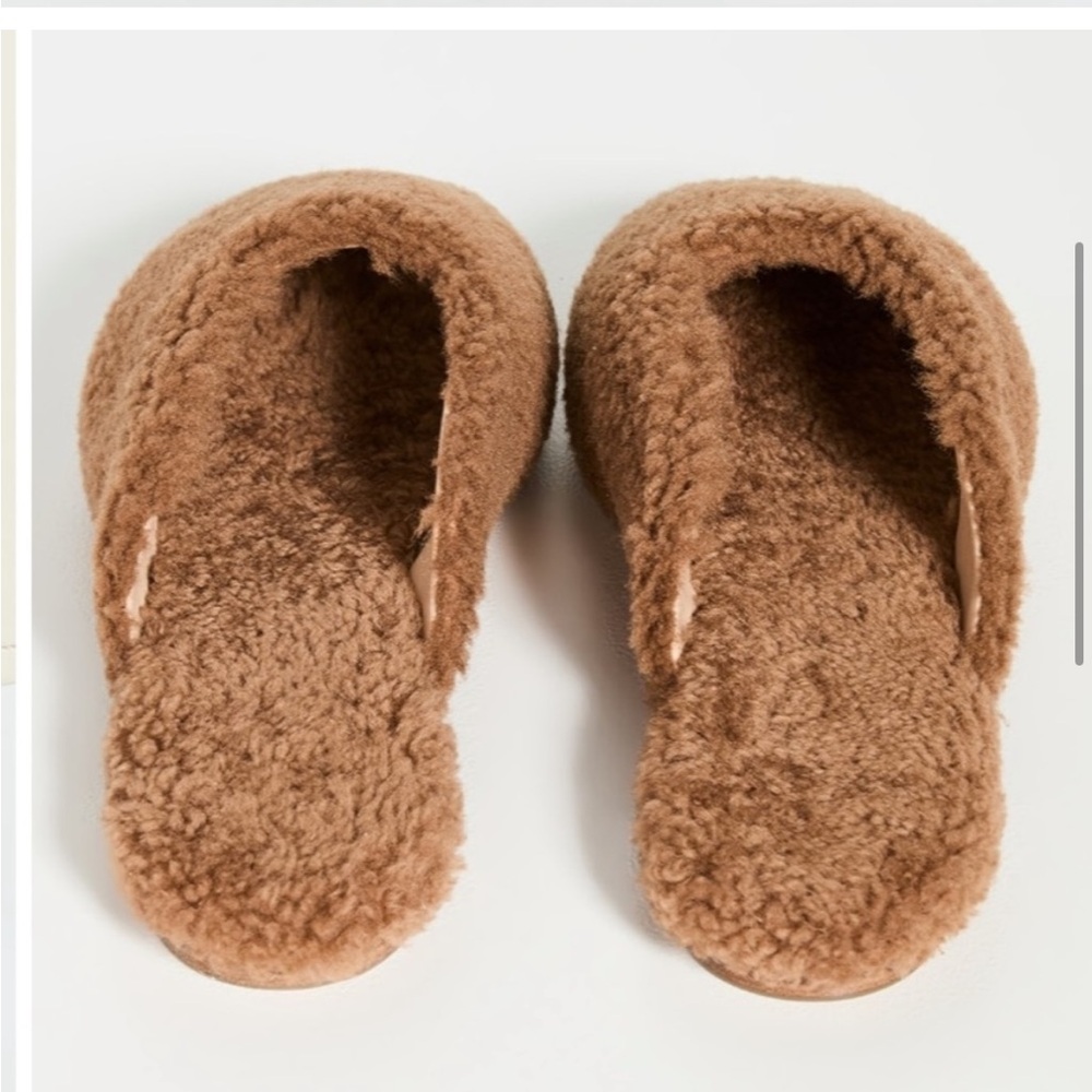 Sleeper Shearling Slippers in Brown NWOT - Picture 3 of 6